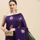 Purple(Black)__Royal Rajgharana Sarees